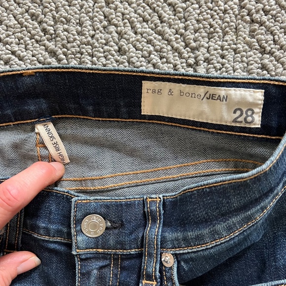 ***Rag & Bone High Rise Skinny Jean Size 28*** - Picture 6 of 6